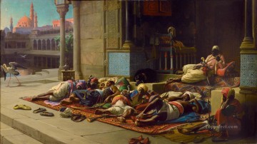 Arab Painting - La porte du serail souvenir Jean Jules Antoine Lecomte du Nouy Orientalist Realism Araber